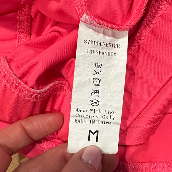 Amazon | Pink Sleeveless golf/tennis Dress and Shorts Set - Picture 2 of 12